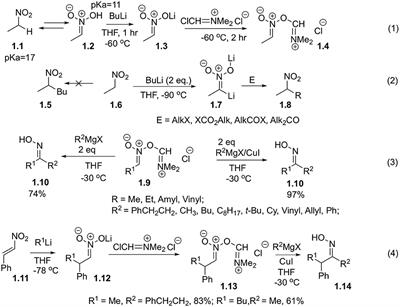 Electrophilically Activated Nitroalkanes in Reactions With Carbon Based Nucleophiles